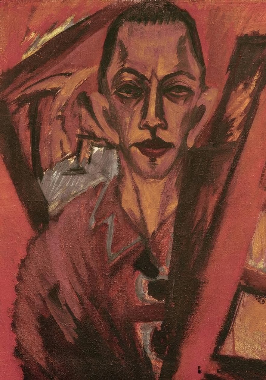 Önarckép alkotó: Ernst Ludwig Kirchner