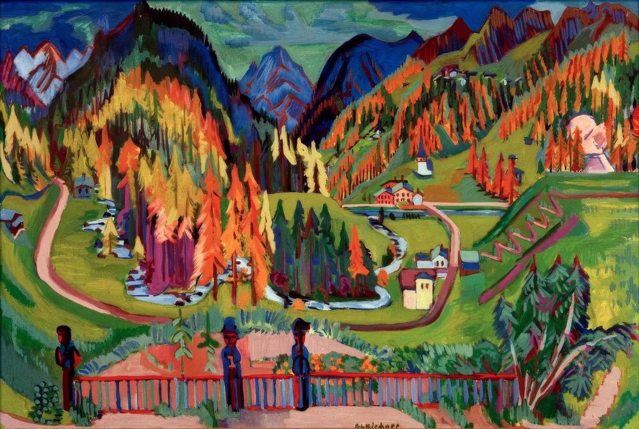 Sertigtal ősszel alkotó: Ernst Ludwig Kirchner
