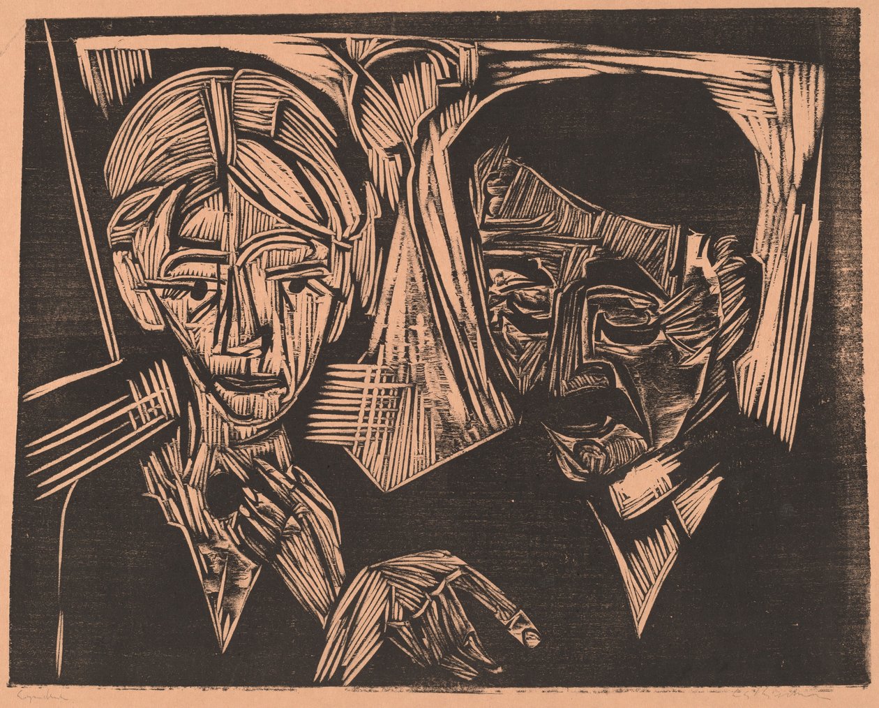 Müller házaspár alkotó: Ernst Ludwig Kirchner