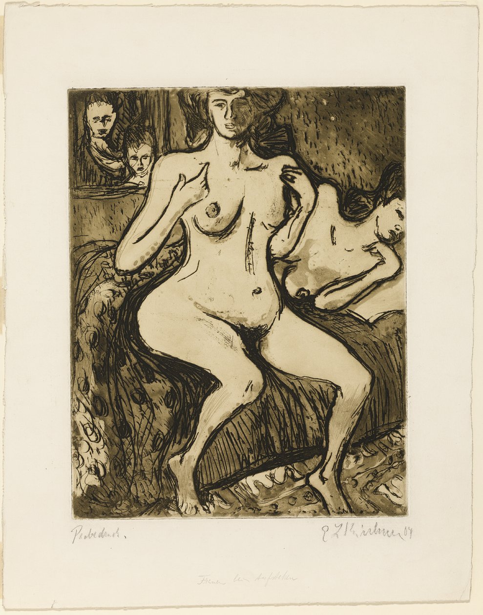 Két nővér alkotó: Ernst Ludwig Kirchner