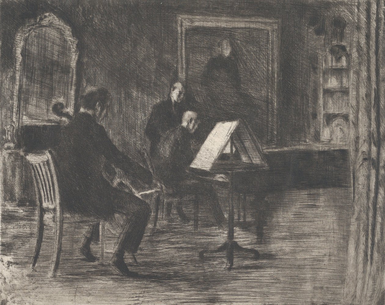 Csellószonáta, n.d. alkotó: Ernst Oppler