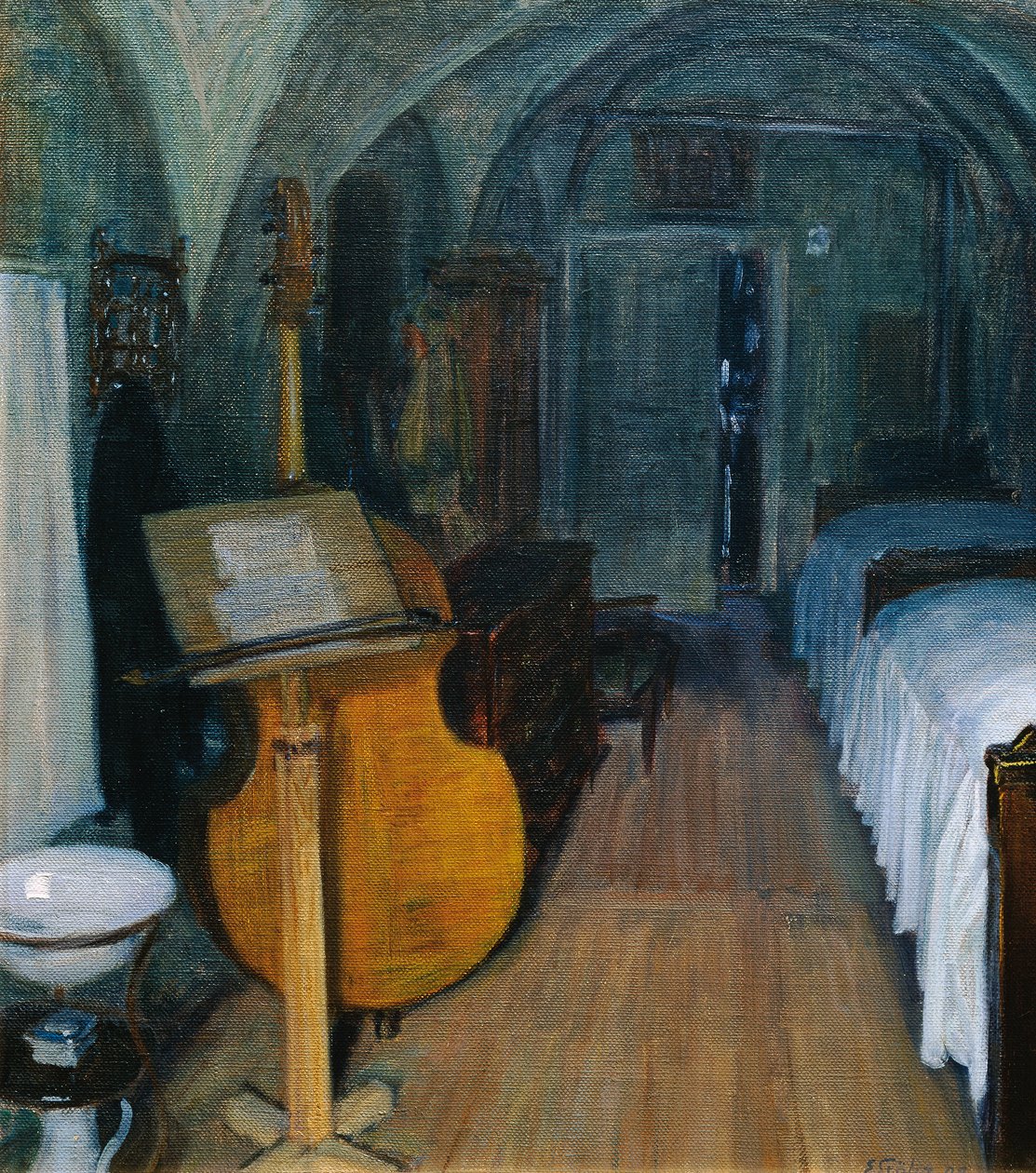 A basszushegedű alkotó: Ernst Stohr