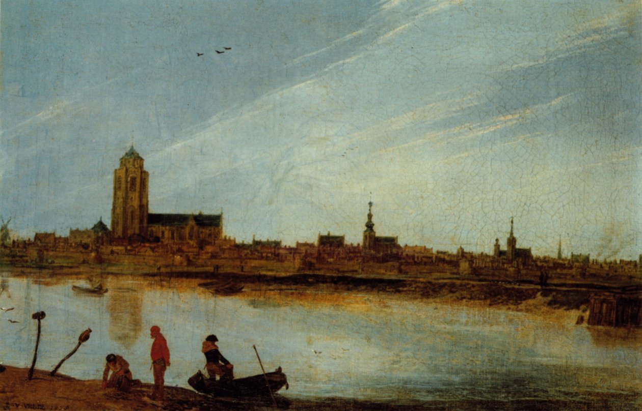 Zierikzee látképe alkotó: Esaias van de Velde