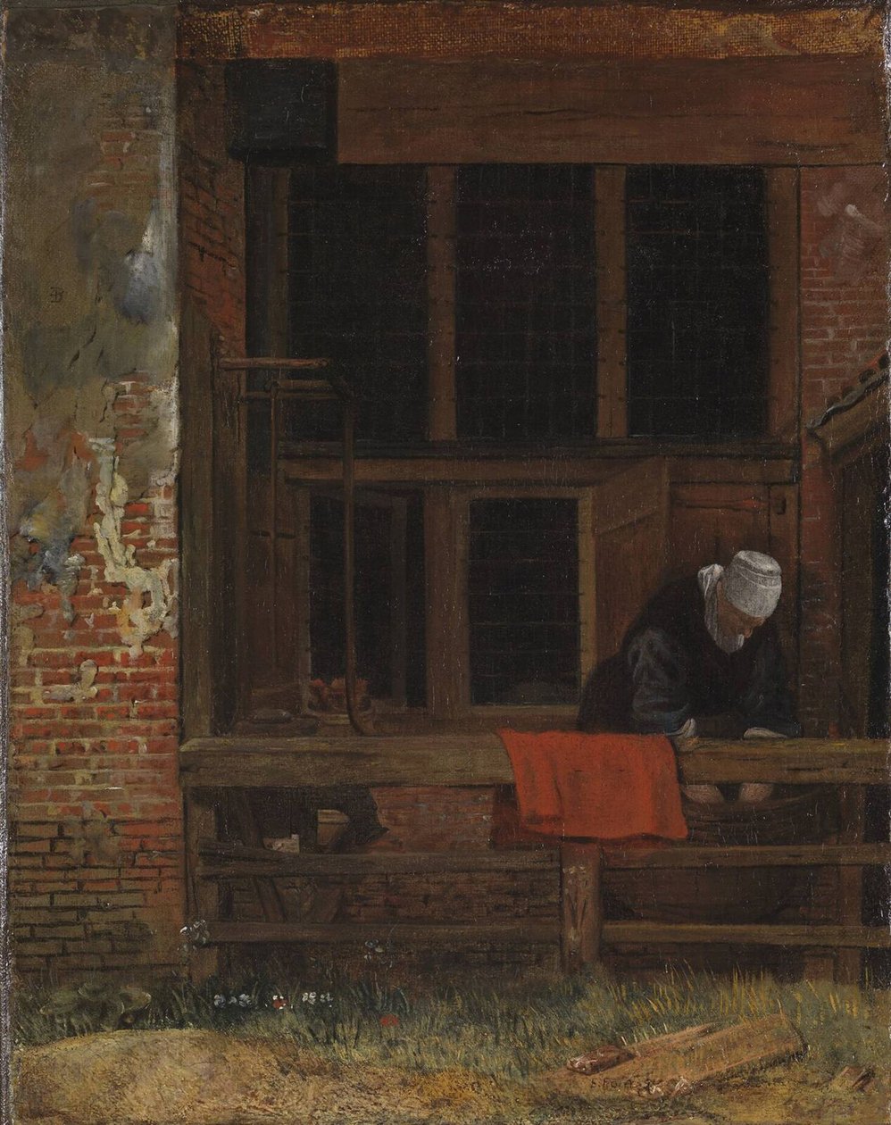 Egy udvar, c. 1660 alkotó: Esaias Boursse
