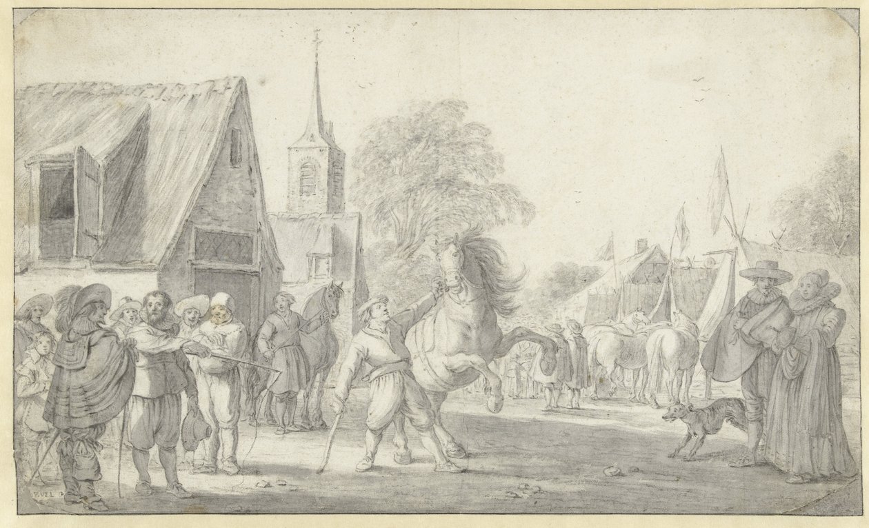 Lópiac alkotó: Esaias van de Velde