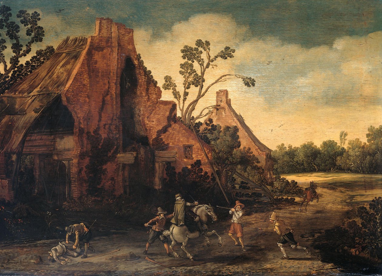 A rablás alkotó: Esaias van de Velde