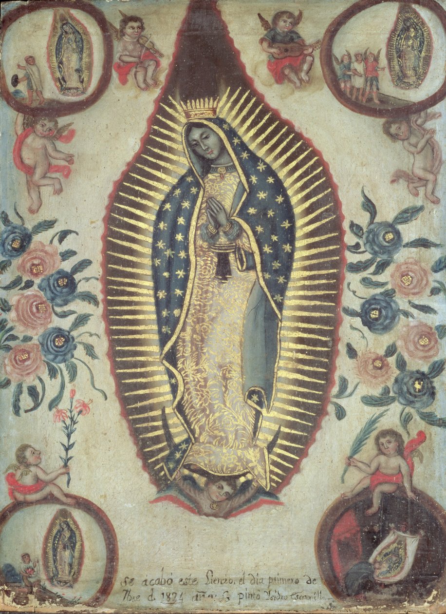 Guadalupei Szűz, 1824 alkotó: Escamilla Isidro