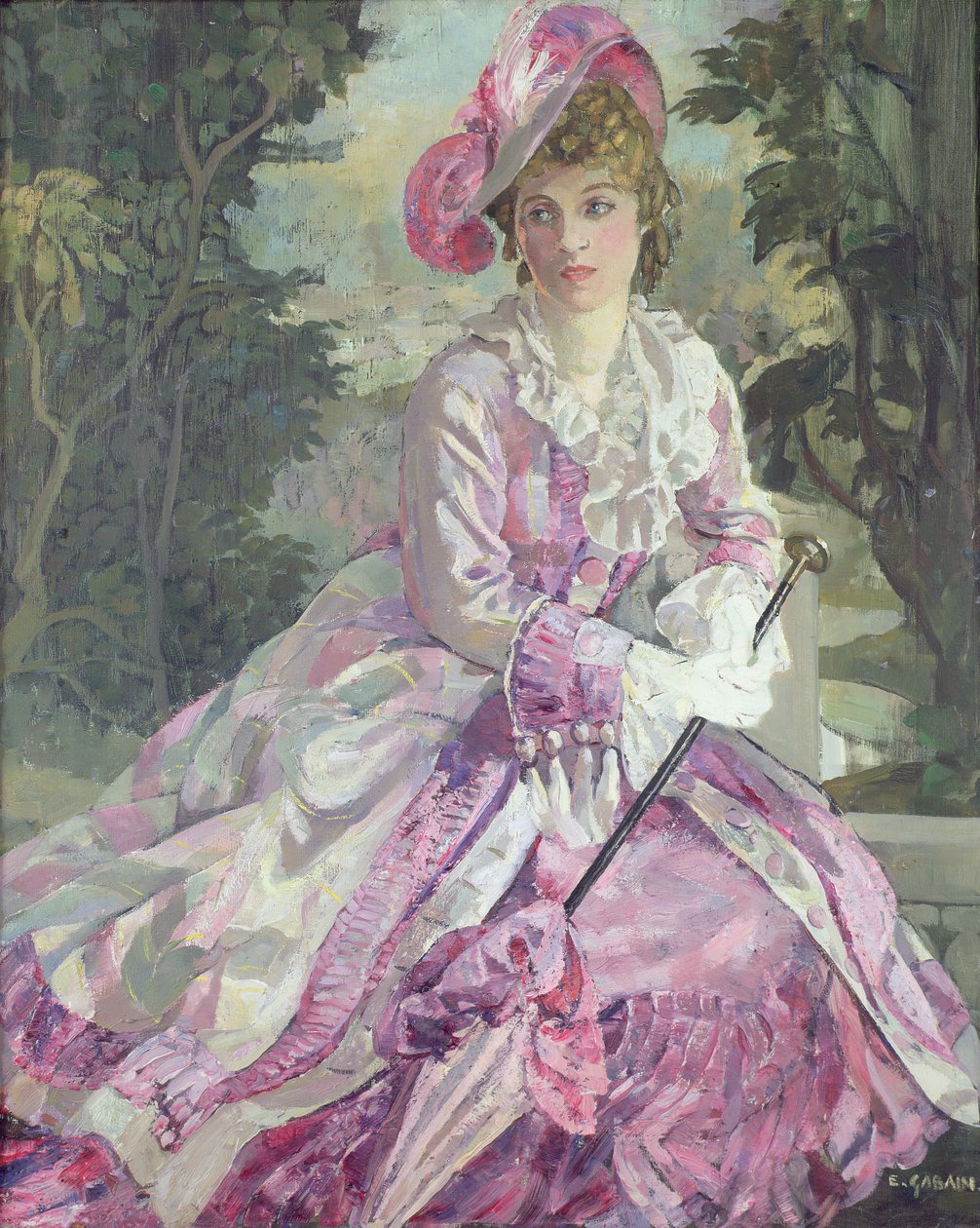 Adelaide Stanley mint Kate (olaj, vászon) alkotó: Ethel Gabain
