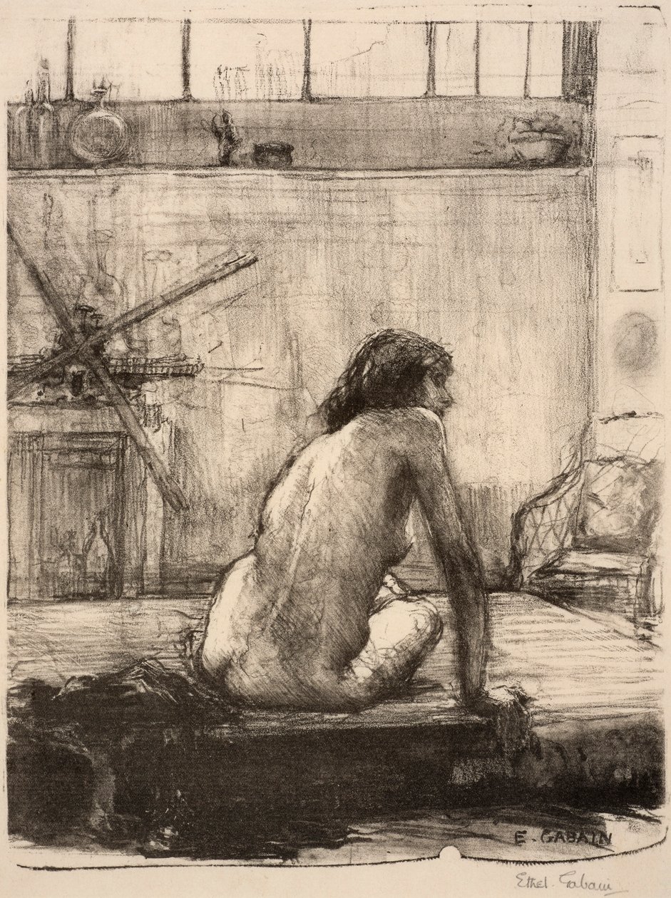 A nyomda alkotó: Ethel Gabain
