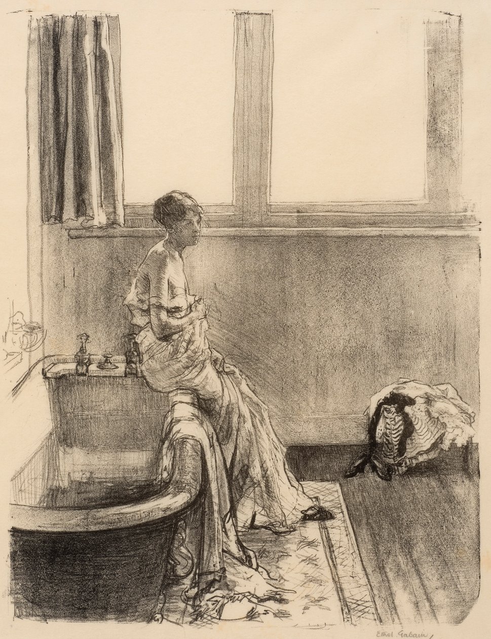 A selyempakolás alkotó: Ethel Gabain