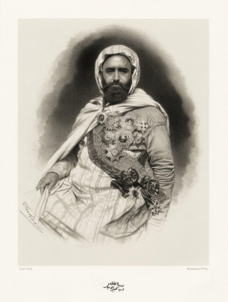 Abdelkader, 1865-66 alkotó: Etienne Carjat