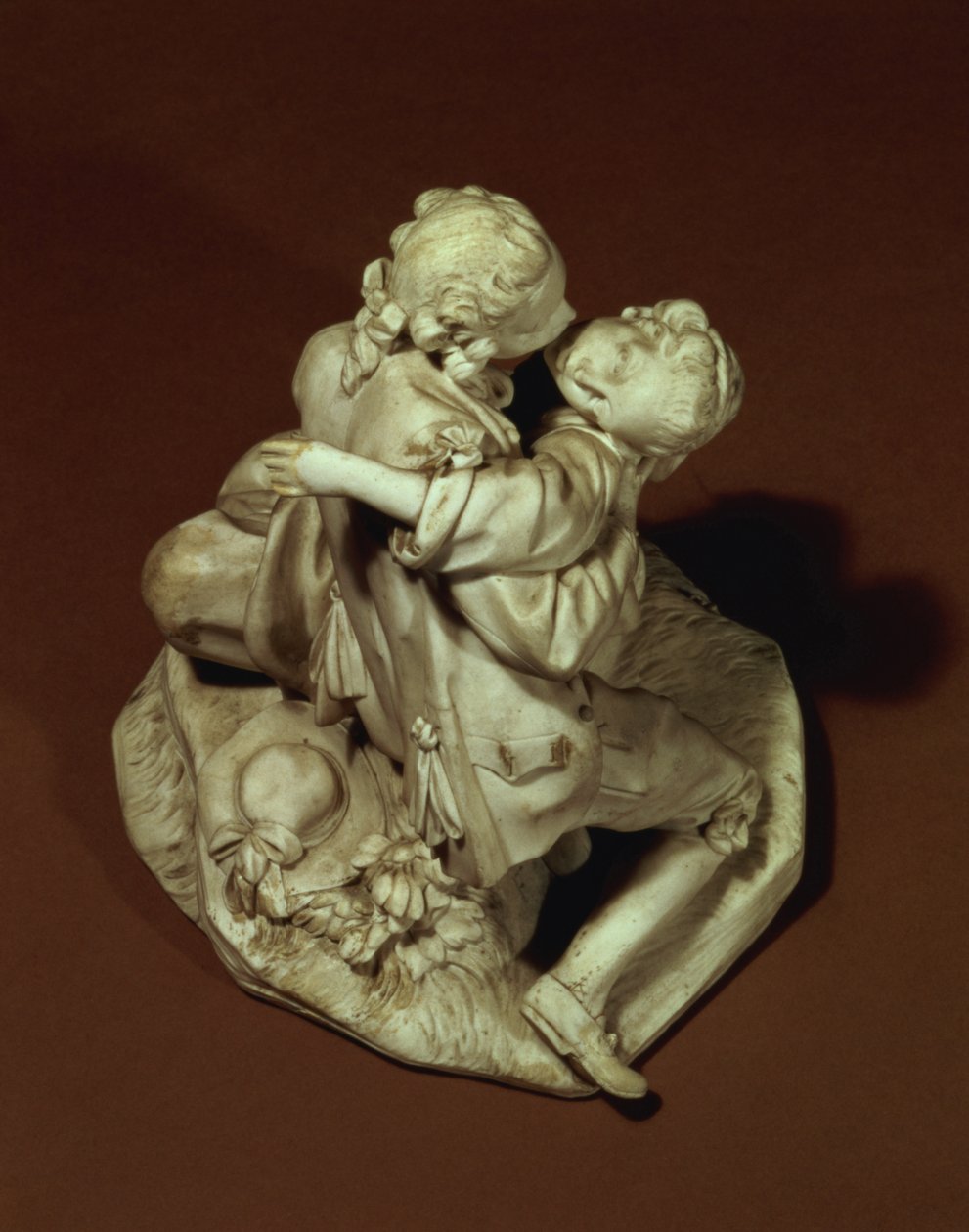 A Kiss, Sevres csoport Boucher nyomán, 1765 (porcelán) alkotó: Etienne Maurice Falconet