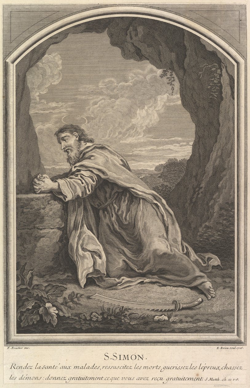 Saint-Simon, 1726. alkotó: Etienne Brion