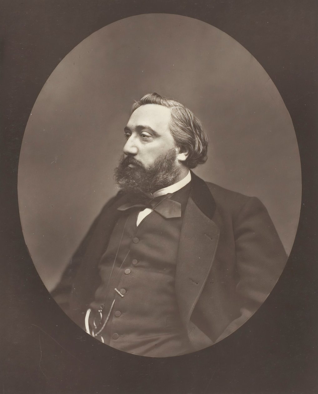 Gambetta, c. 1876. alkotó: Etienne Carjat