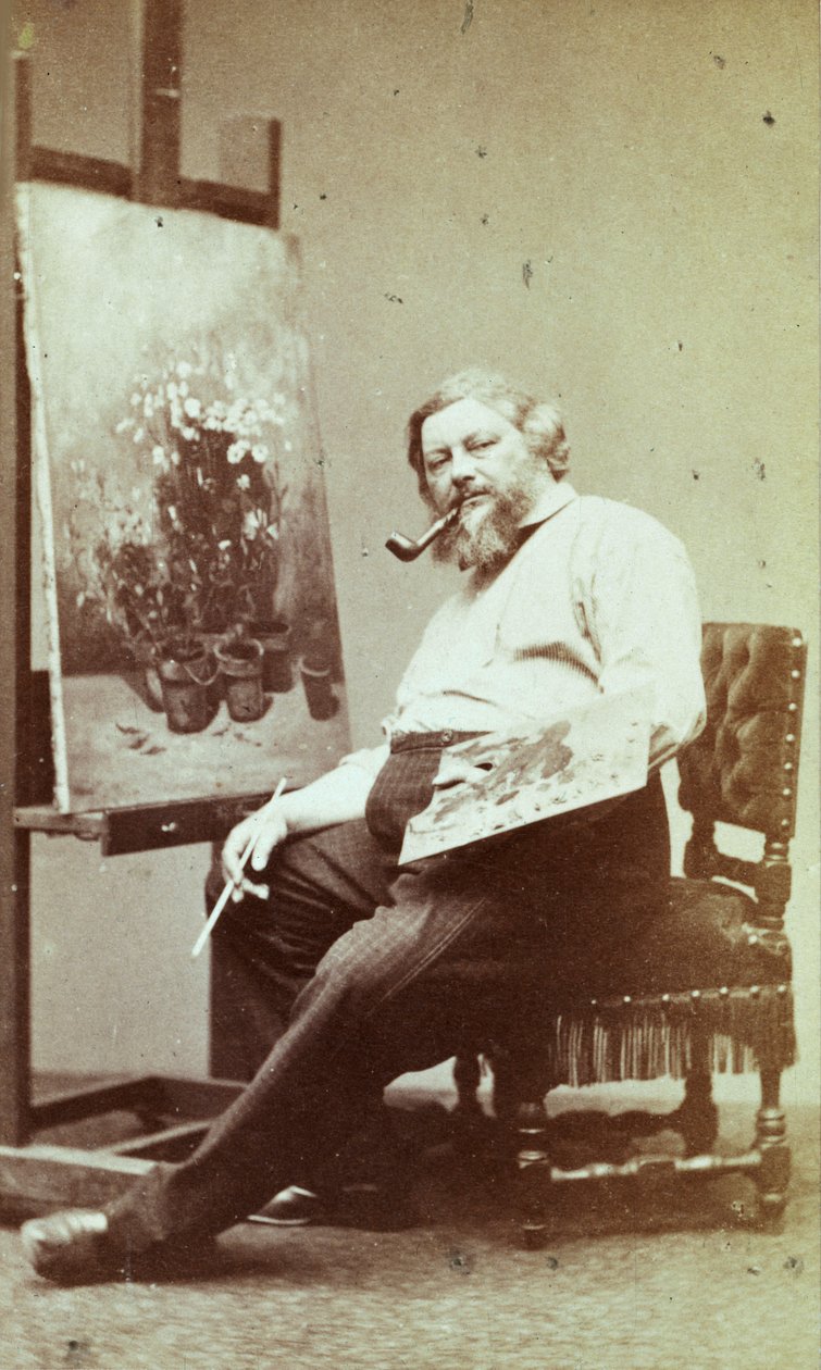 Gustave Courbet, 1860-as évek. alkotó: Etienne Carjat