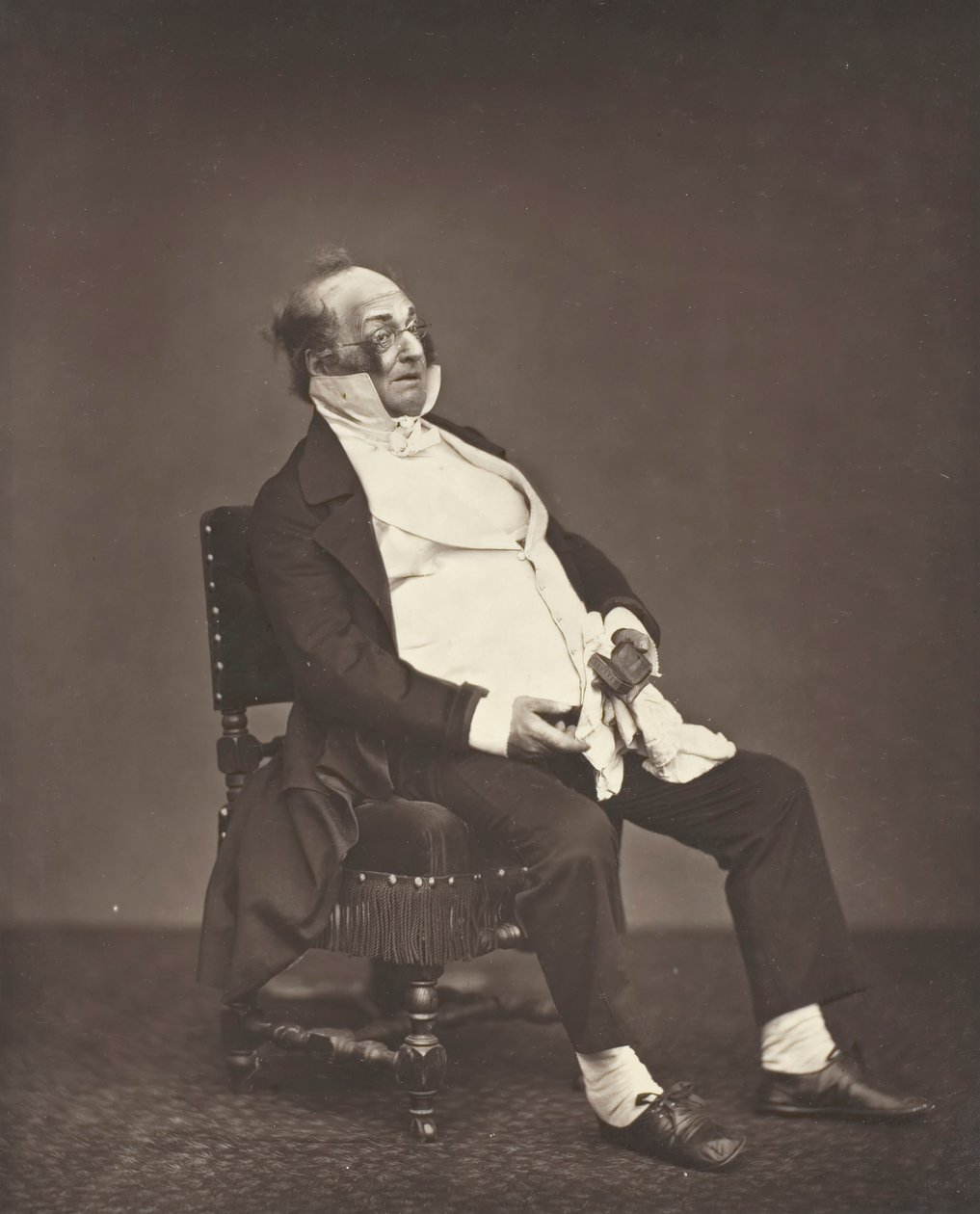 Henri Monnier c. 1876. alkotó: Etienne Carjat
