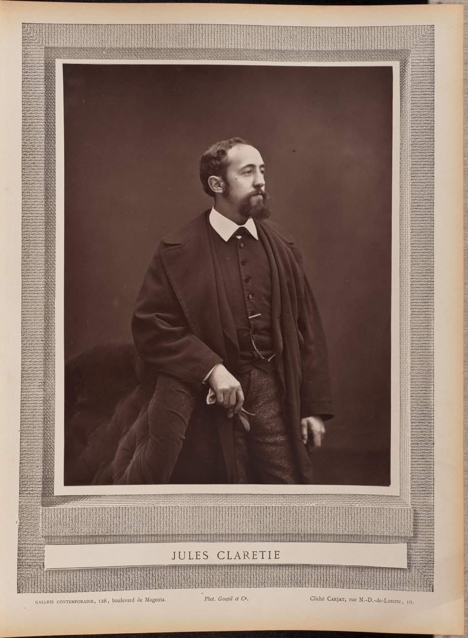 Jules Claretie alkotó: Etienne Carjat