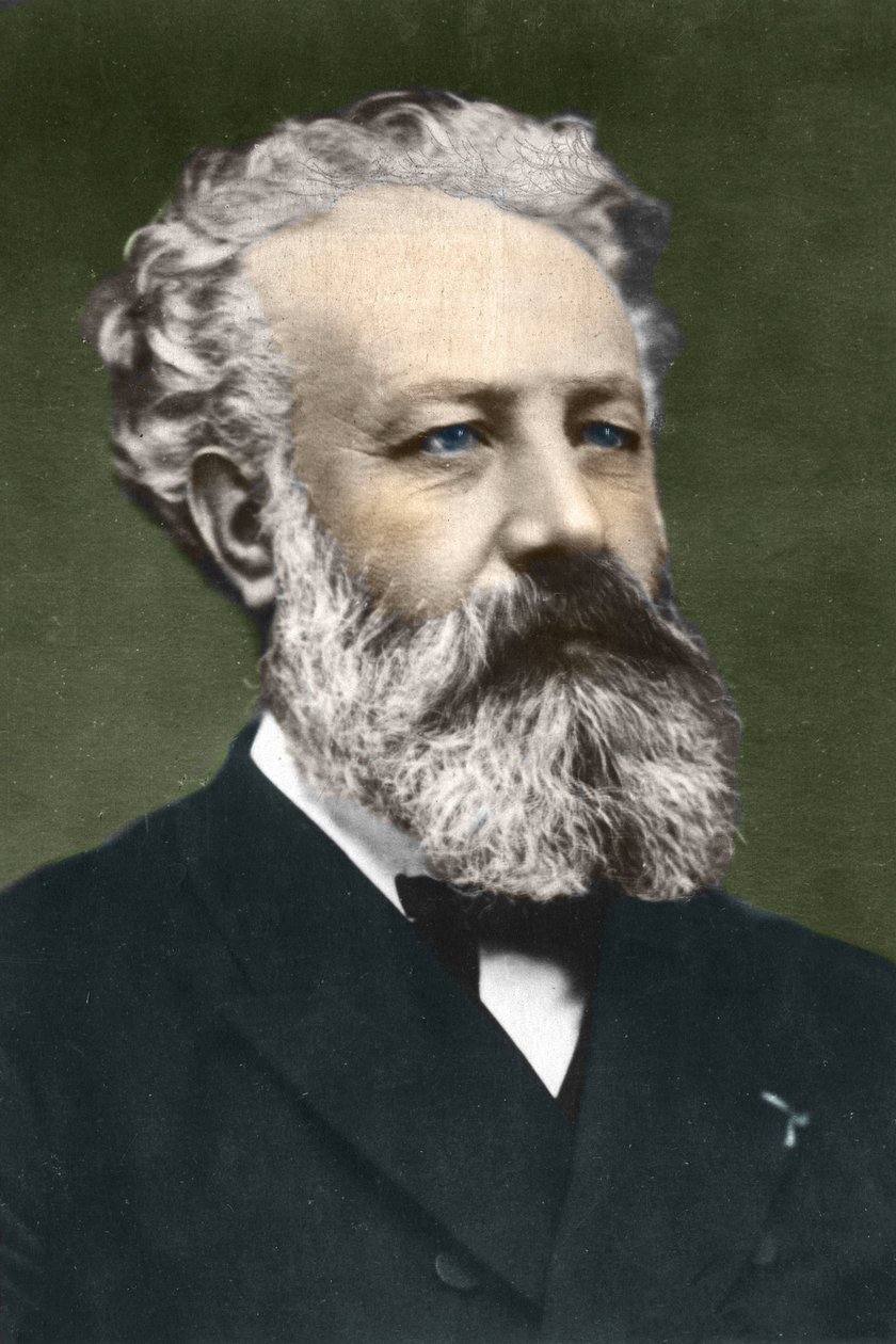 Jules Verne (1828-1905), francia író, Carjat alkotó: Etienne Carjat