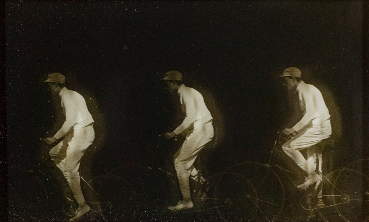 Férfi kerékpározás alkotó: Etienne Jules Marey