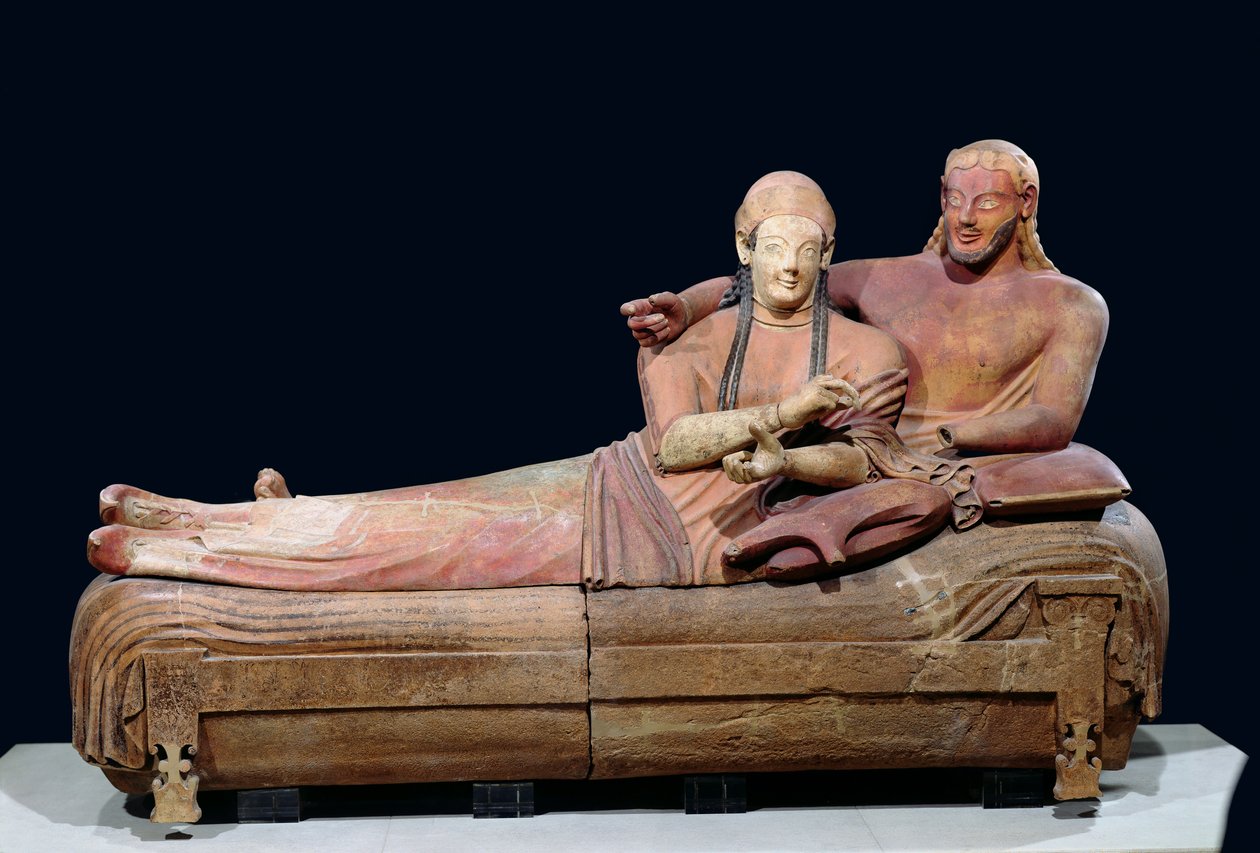 Házastársak szarkofágja, ie 525-500 alkotó: Etruscan