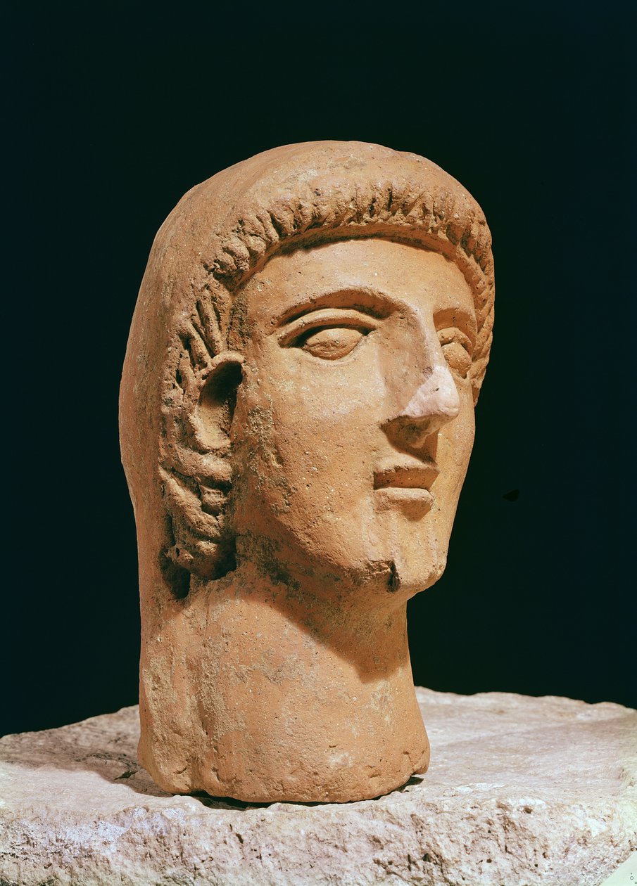 Fogadalmi fej (terrakotta) alkotó: Etruscan