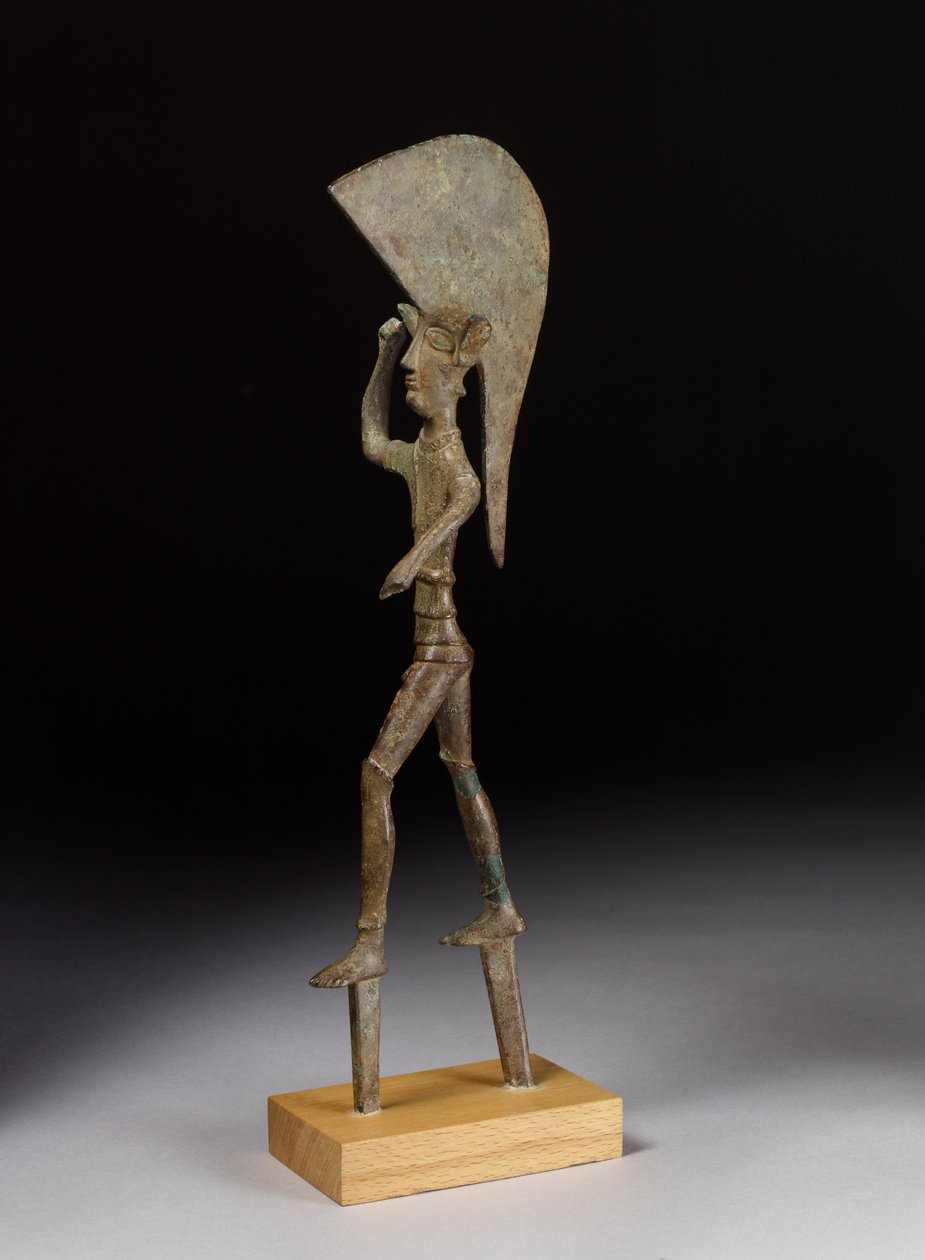 Harcos, Umbriából, etruszk, Kr.e. 5. század (bronz) alkotó: Etruscan