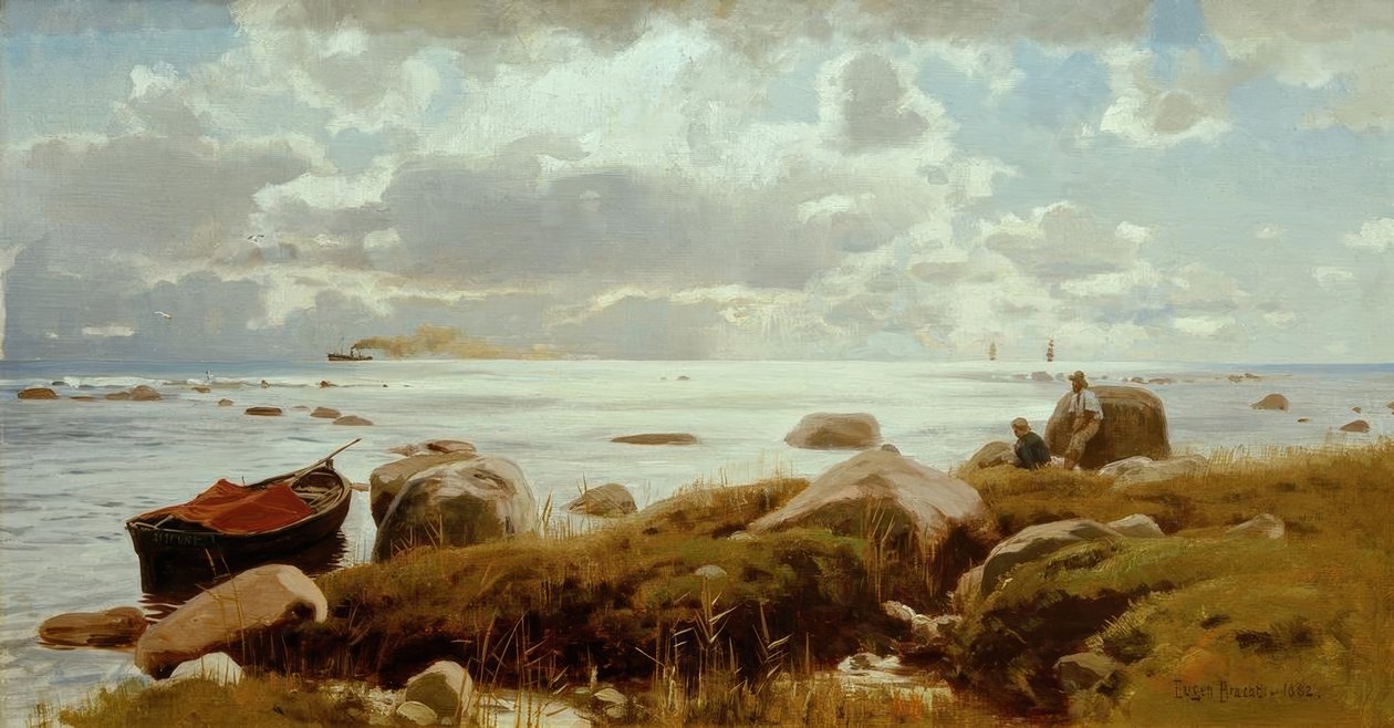 A rügeni parton alkotó: Eugen Felix Prosper Bracht