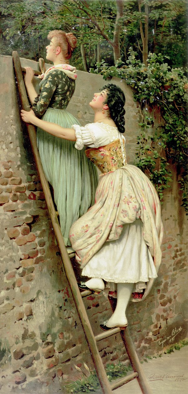 Curiosity, a körte évfolyamból, 1892 karácsony alkotó: Eugen von Blaas