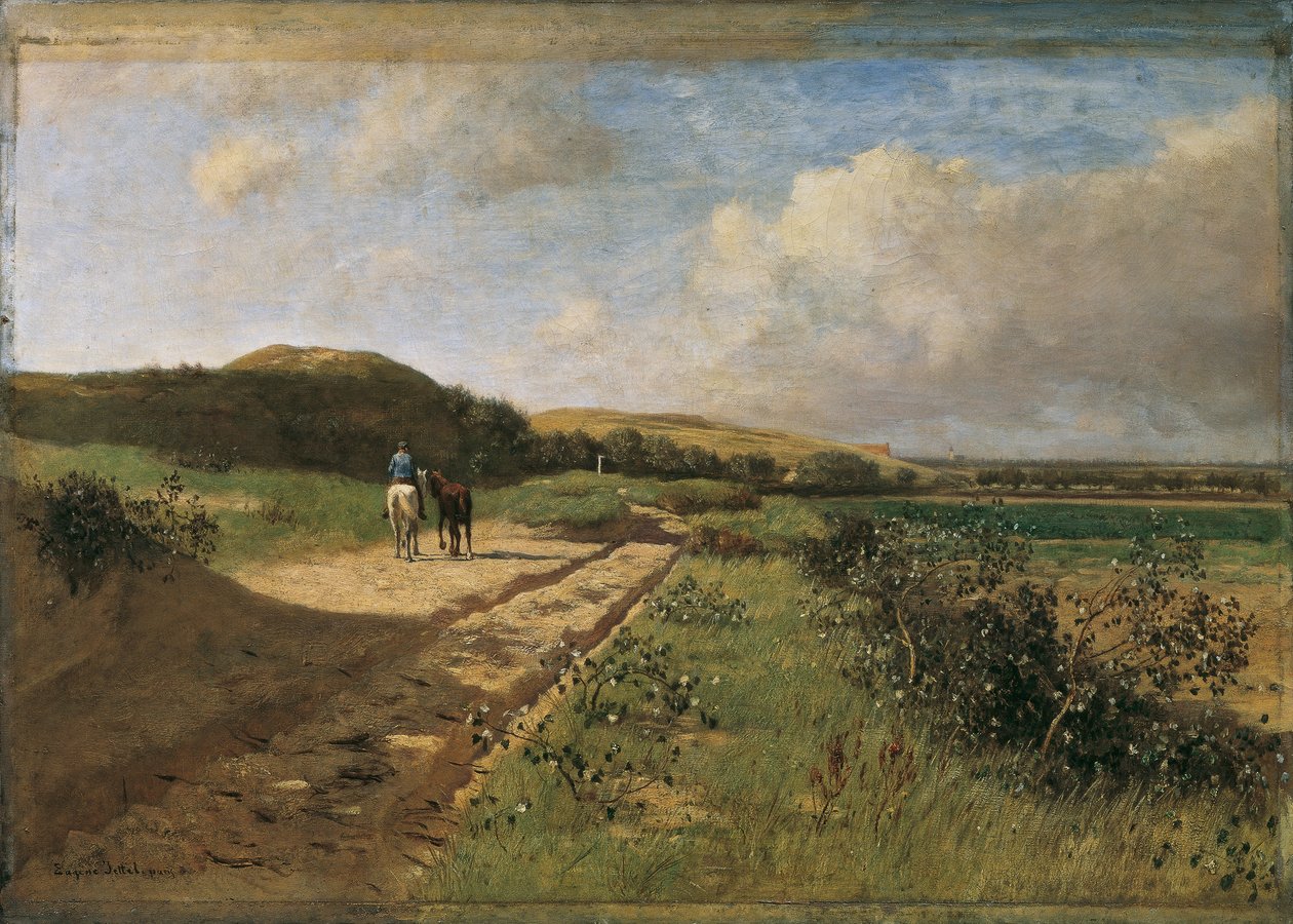 Dunen bei Katwijk alkotó: Eugen Jettel