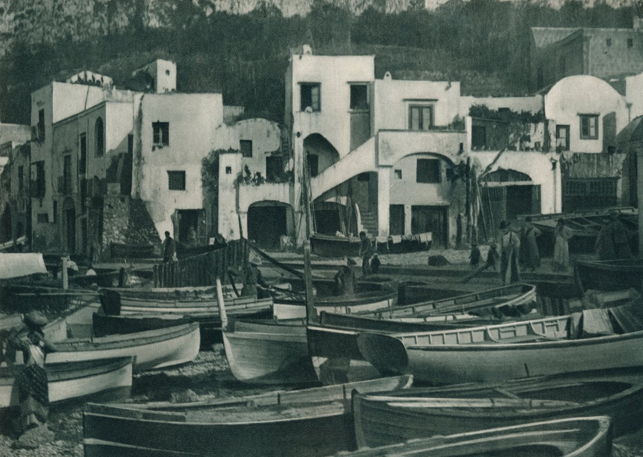 Marina Grande, Capri, Olaszország, 1927 alkotó: Eugen Poppel