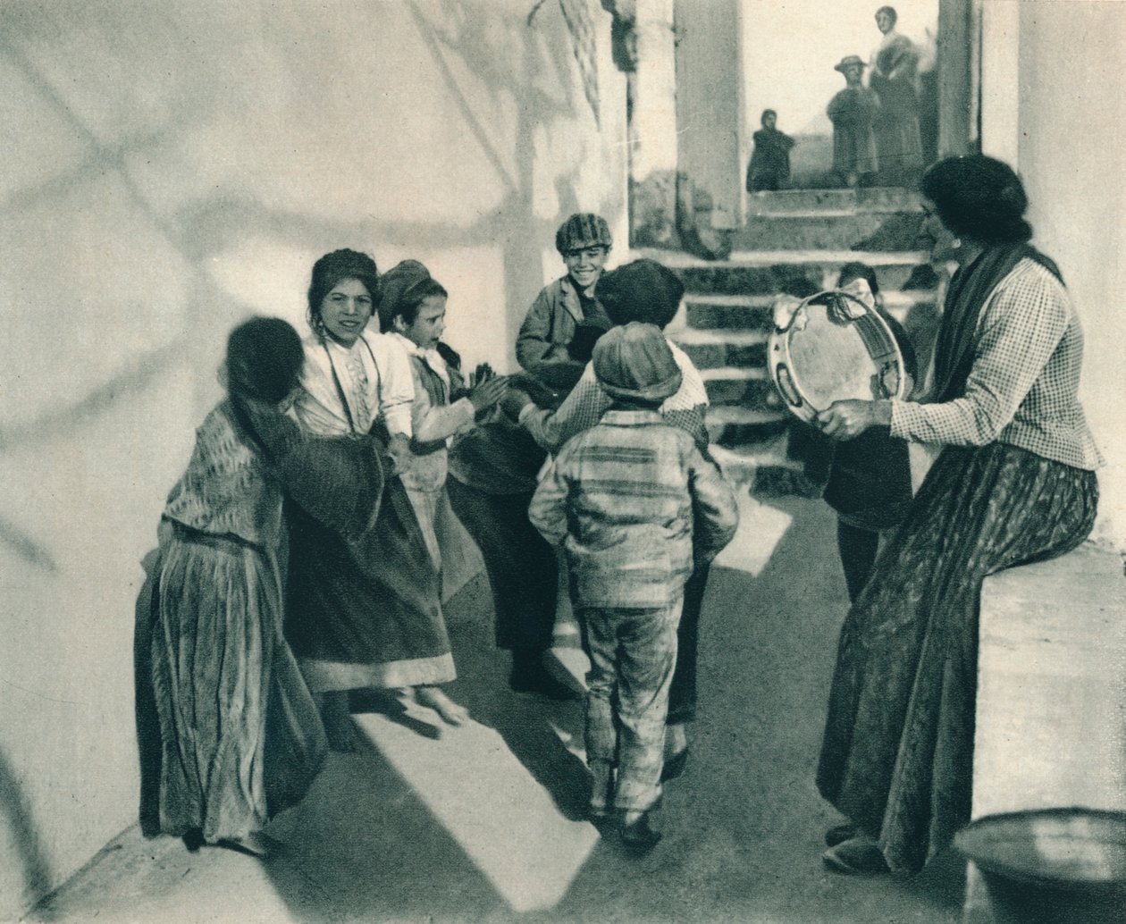 Tarantella, Capri, Olaszország, 1927 alkotó: Eugen Poppel