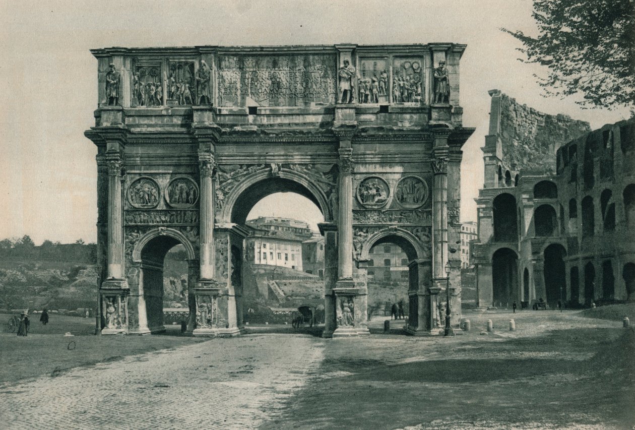 Konstantin diadalíve, Róma, Olaszország, 1927 alkotó: Eugen Poppel