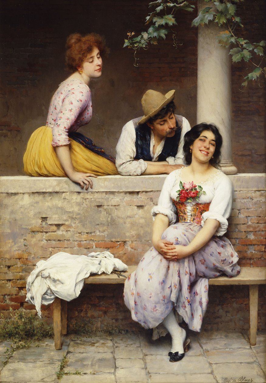 Csevej, alkotó: Eugen von Blaas