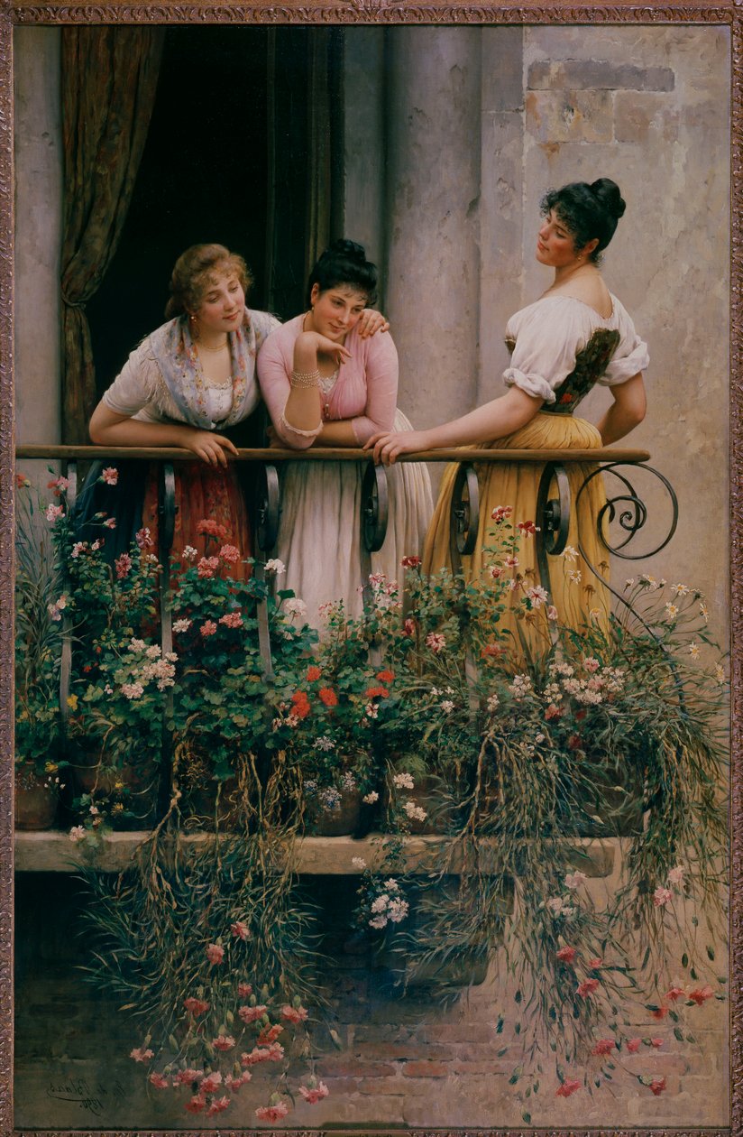 Az erkély alkotó: Eugen von Blaas