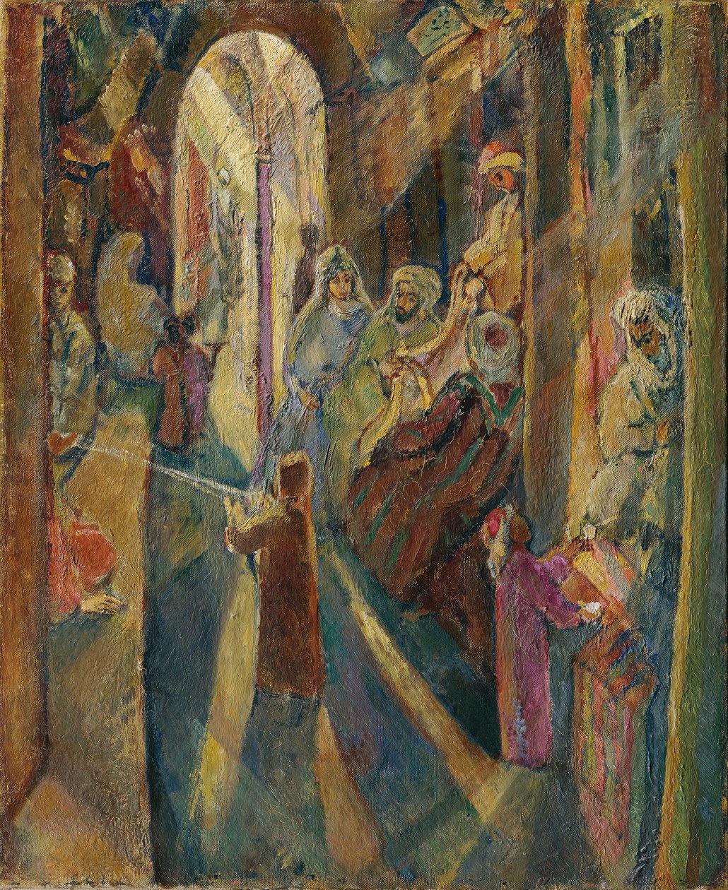 Bazar im Orient alkotó: Eugen von Kahler