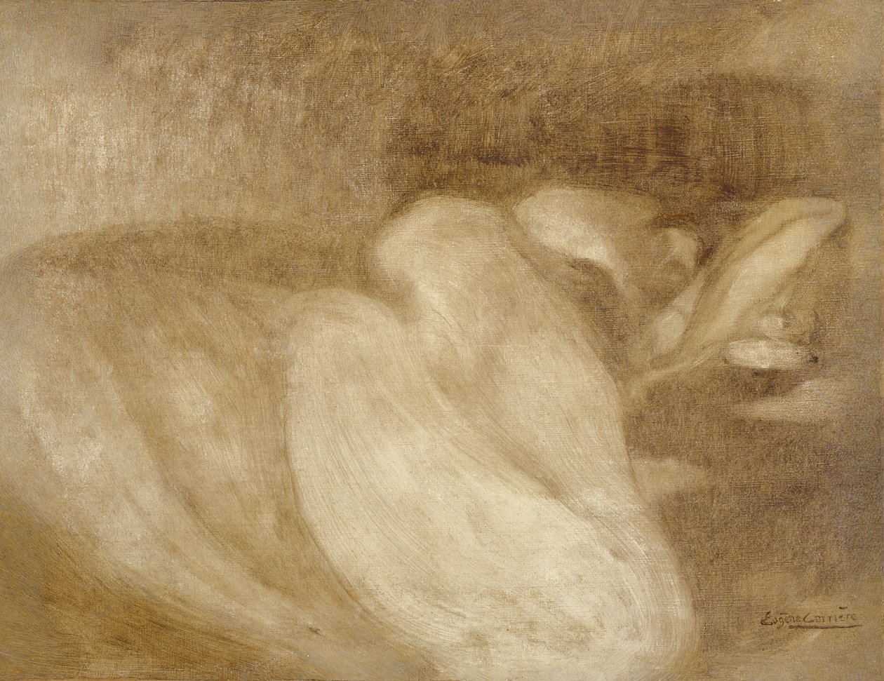 Alvó nő, 1899 alkotó: Eugène Carrière