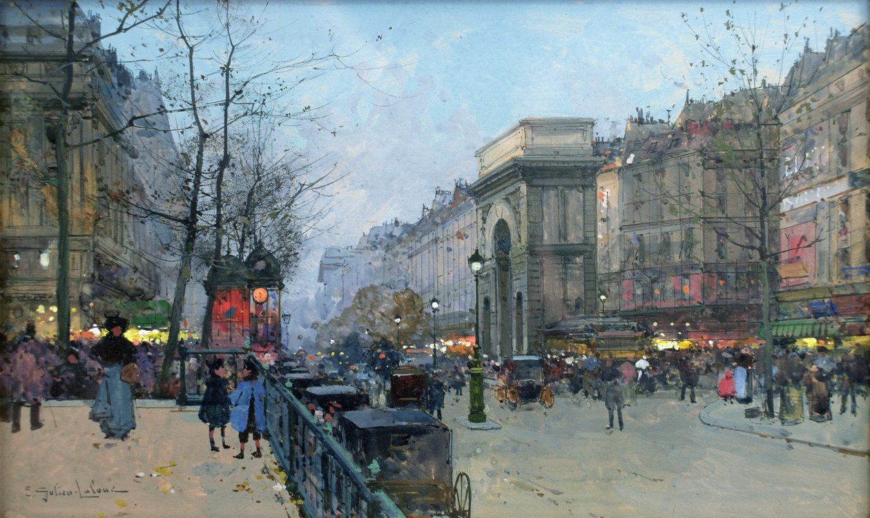 Saint-Martin kapu alkotó: Eugene Galien Laloue