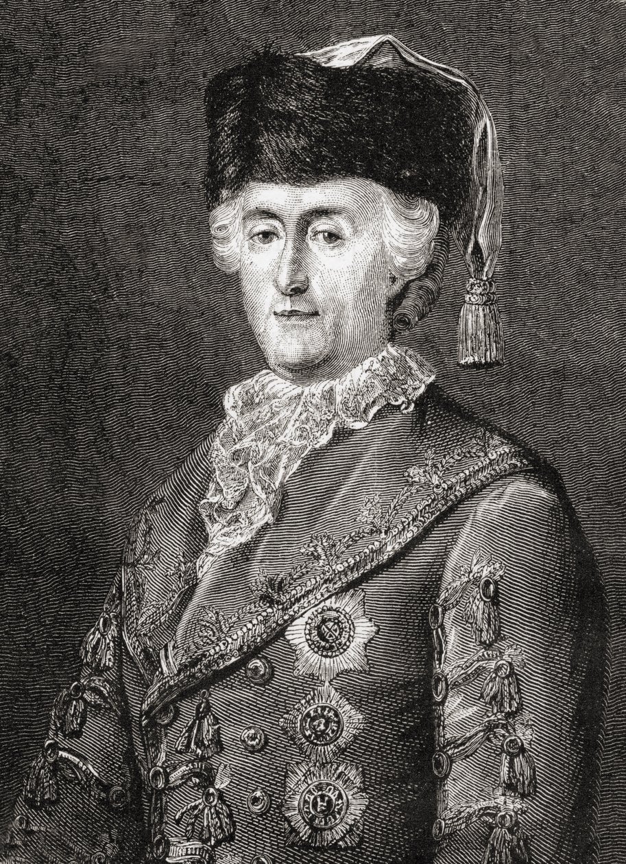 II. Katalin, Stephane Pannemaker (1847-1930) metszete Louis Blanc (1811-82) "Histoire de la Revolution Francaise" című művéből alkotó: Eugene Joseph Viollat