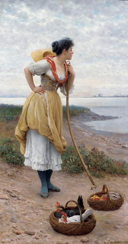 Álmodozás alkotó: Eugene de Blaas