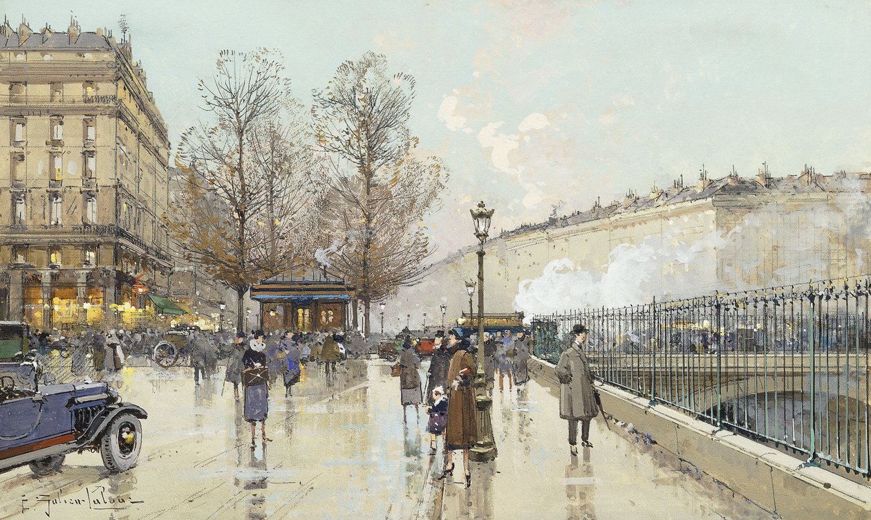 Boulevard Pereire, Párizs alkotó: Eugene Galien Laloue