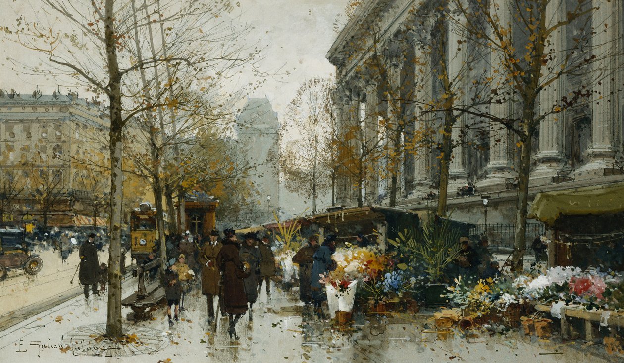 Madeleine, Párizs alkotó: Eugene Galien Laloue