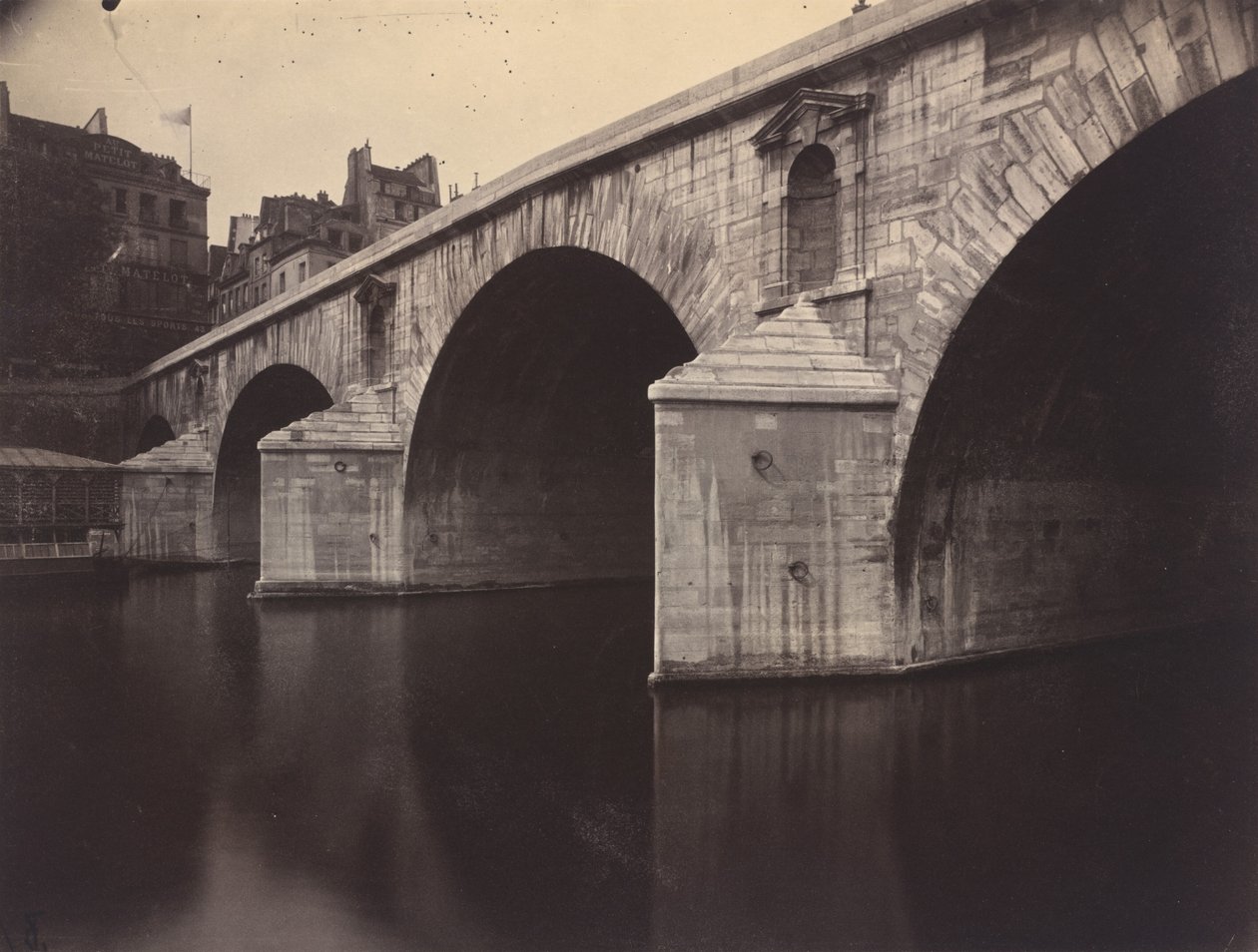 Pont Marie, 1912 (fotó) alkotó: Eugène Atget