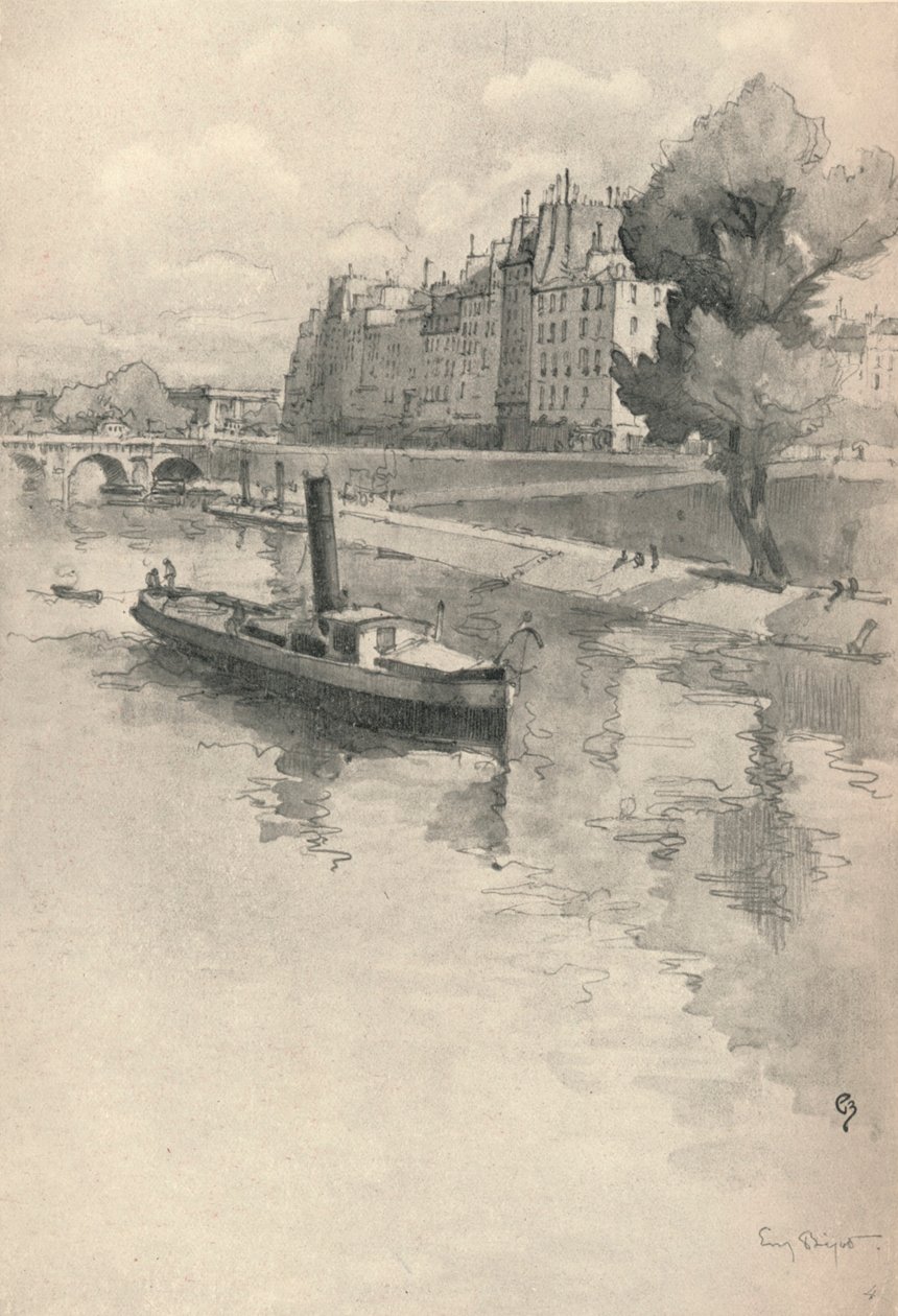 A Quai des Orfevres, 1915 alkotó: Eugene Bejot