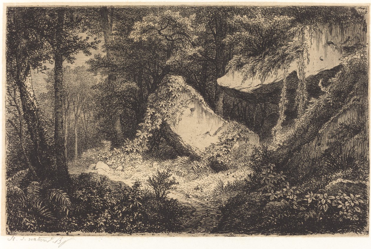 White Rocks, 1849-ben megjelent. alkotó: Eugene Bléry