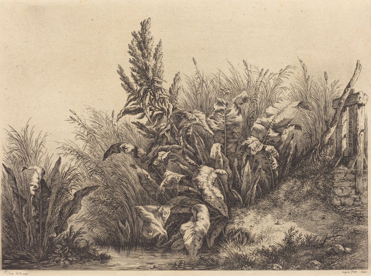 Vízi dokk, 1840. alkotó: Eugene Bléry