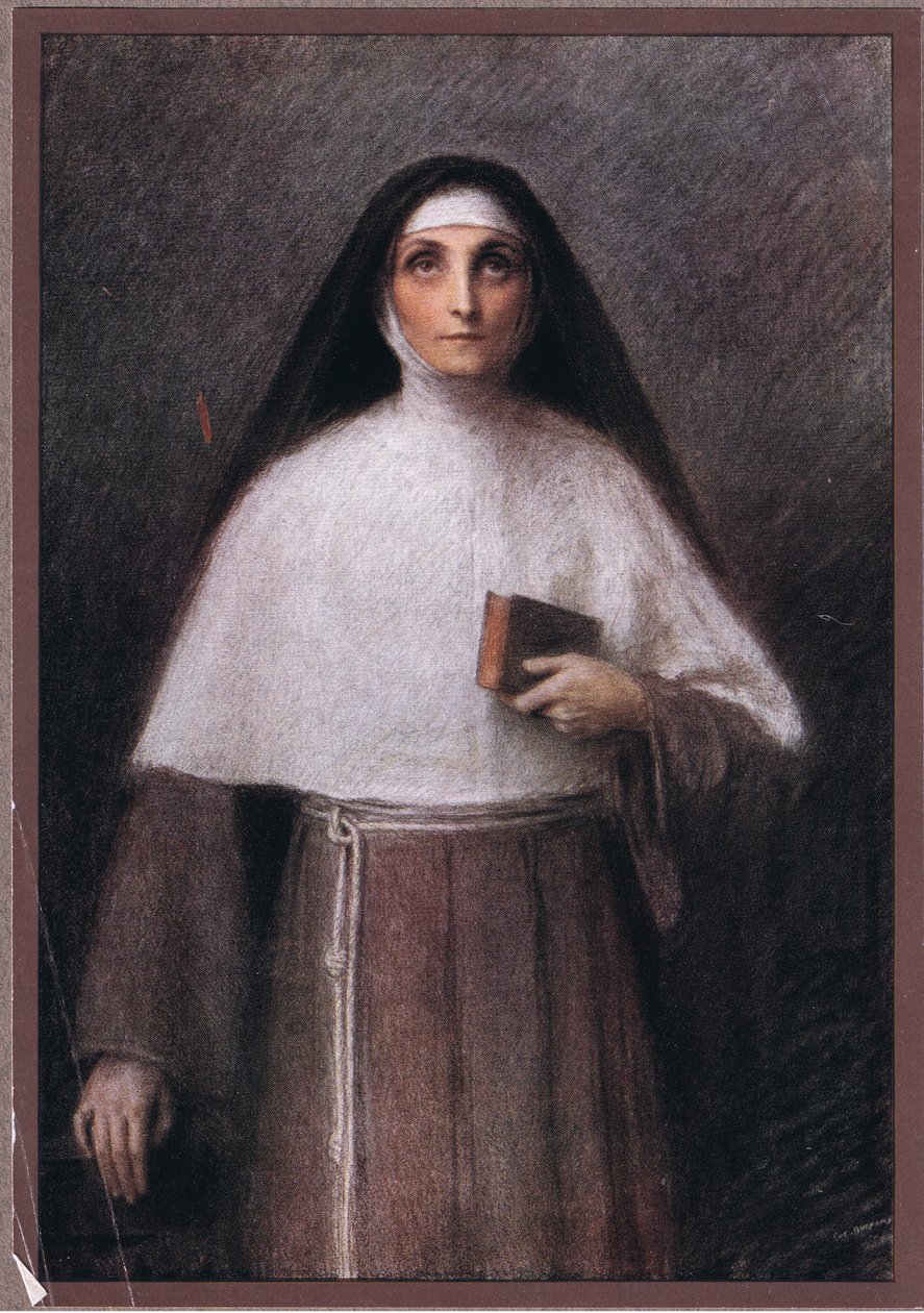 Szent Klára, 1919 alkotó: Eugene Burnand