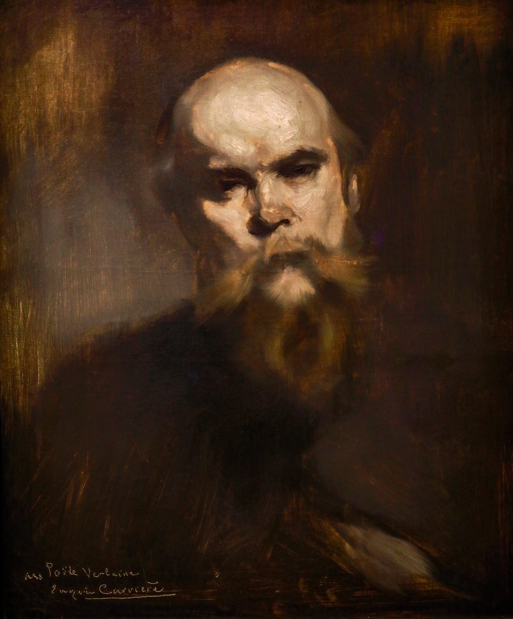 Paul Verlaine alkotó: Eugène Carrière