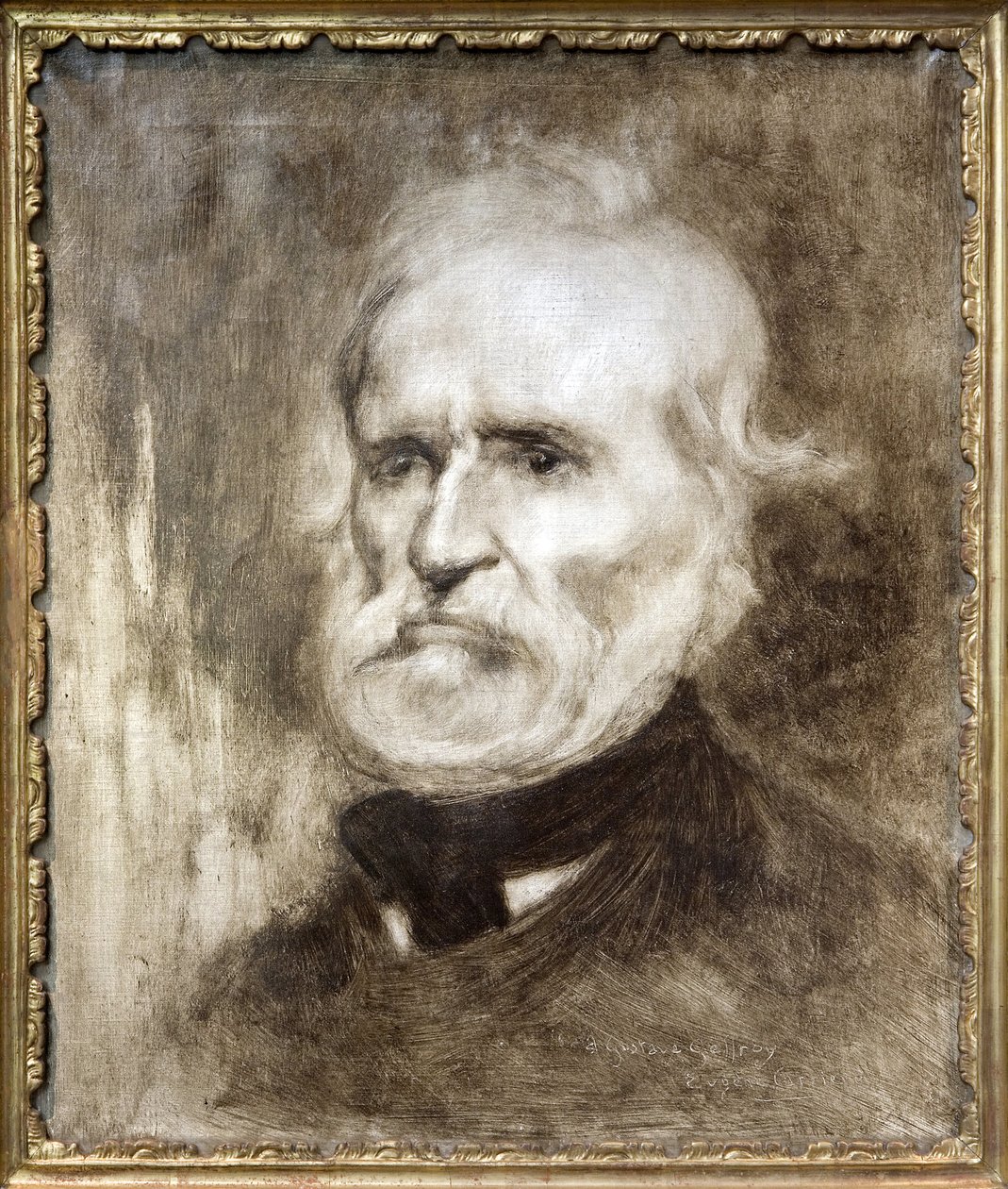 Louis-Auguste Blanqui portréja (festmény) alkotó: Eugène Carrière