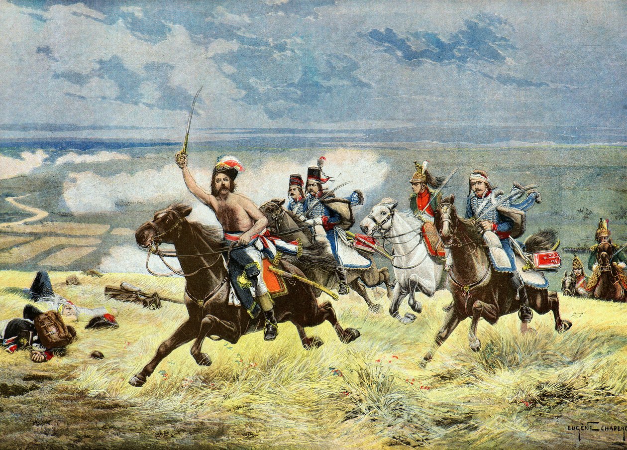 Francois Macard tábornok töltés,1895 (Illusztráció) alkotó: Eugene Chaperon