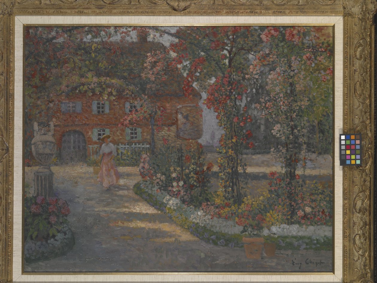 Le Mazet At Juan-Les-Pins (olaj, vászon) alkotó: Eugene Chigot